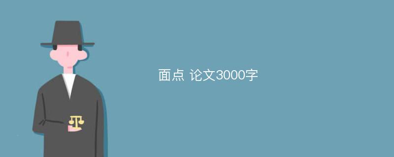 面点 论文3000字